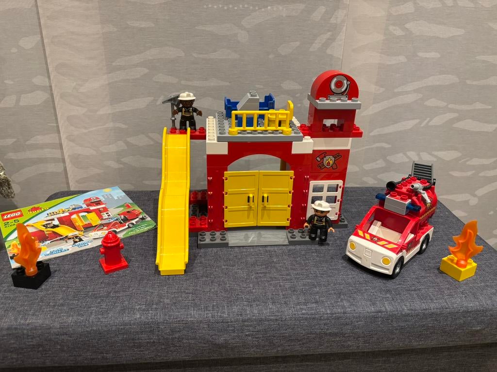 Lego Duplo Brandweer, Kinderen en Baby's, Ophalen, Gebruikt, Complete set, Duplo