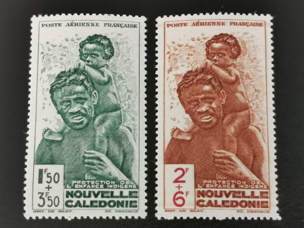 Nouvelle-Calédonie 1942 - surcharge pour les enfants *, Enlèvement ou Envoi, Non oblitéré