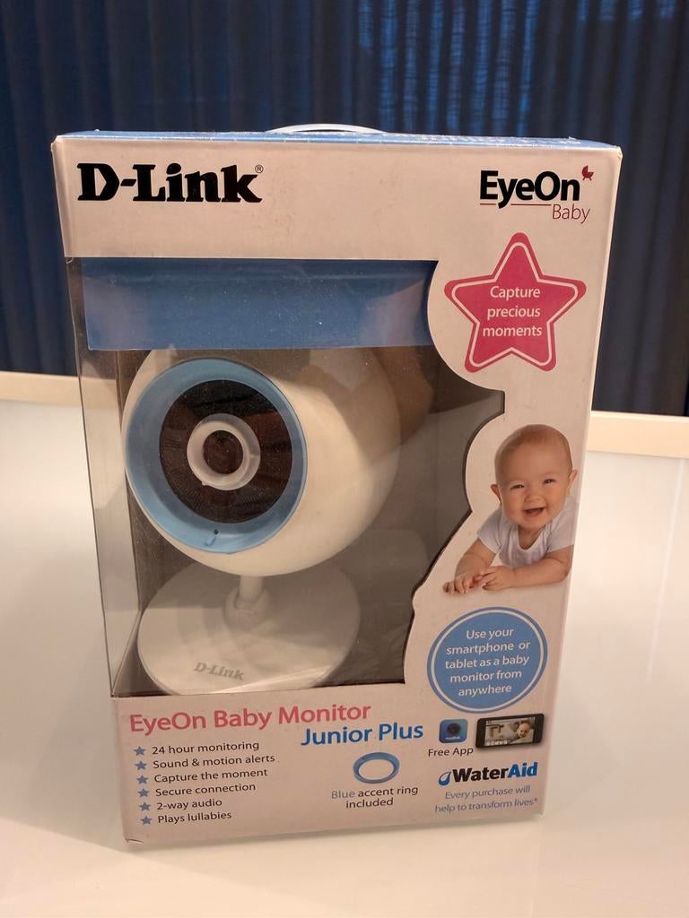 EyeOn Baby Monitor Junior Plus - Webcam + Babymonitor, Ophalen, Zo goed als nieuw, Draadloos
