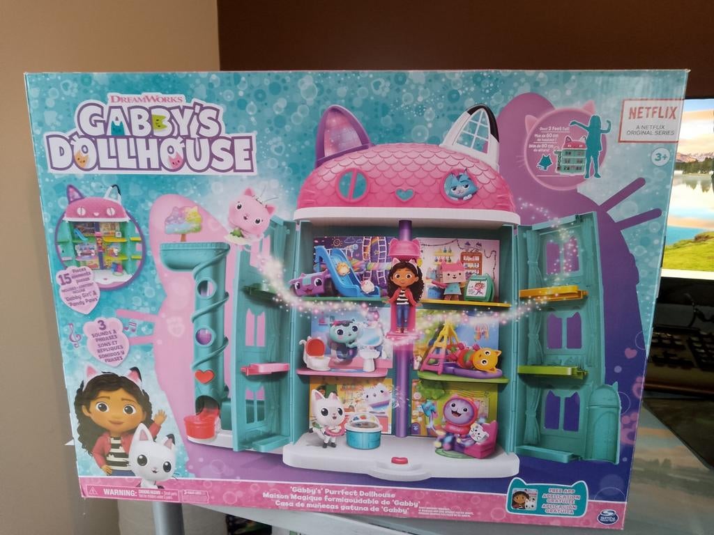 Gabbys dollhouse / zonder achterwandjes, Ophalen of Verzenden, Zo goed als nieuw