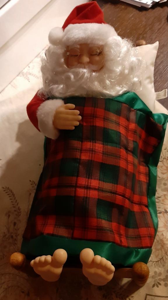 Père Noël endormi au lit, Enlèvement, Comme neuf