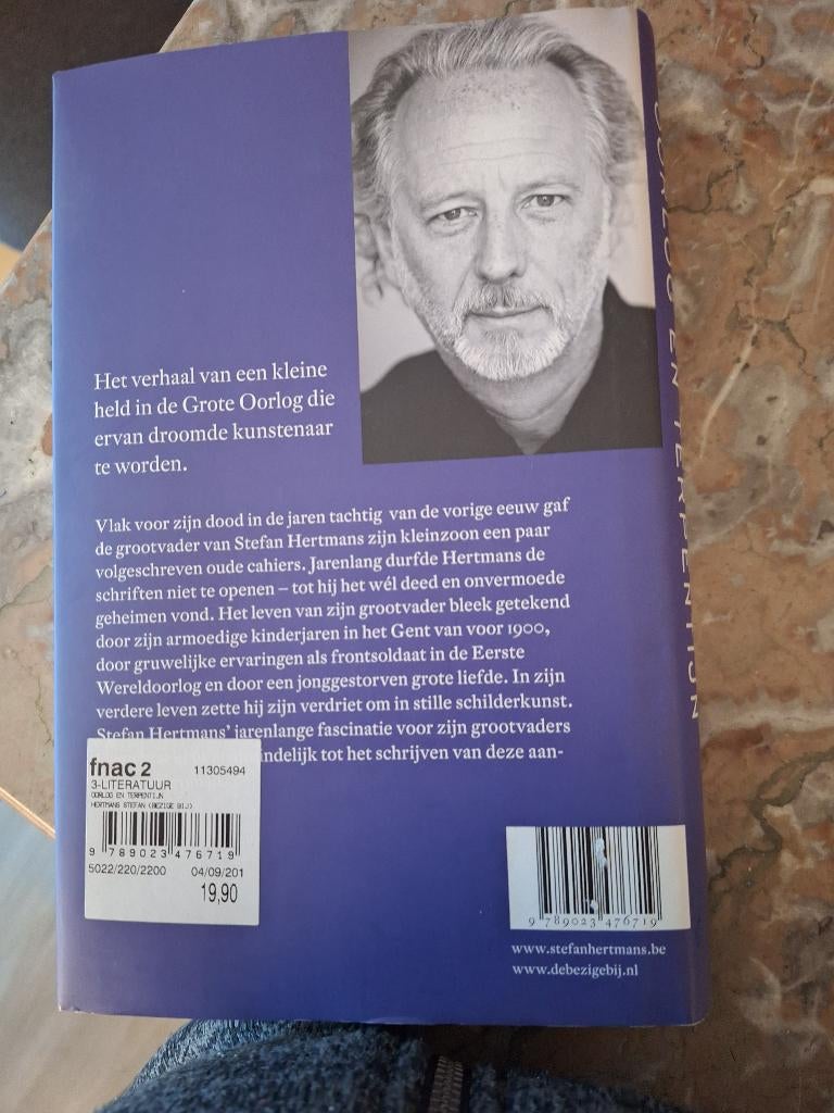 Oorlog en Terpentijn, Stefan Hertmans, Ophalen of Verzenden, Nieuw