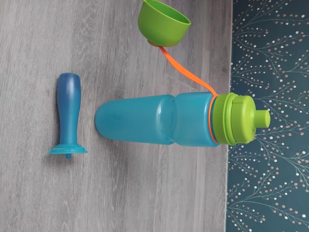 Tupperware eco bidon met koelelement, Enlèvement ou Envoi, Neuf, Bleu