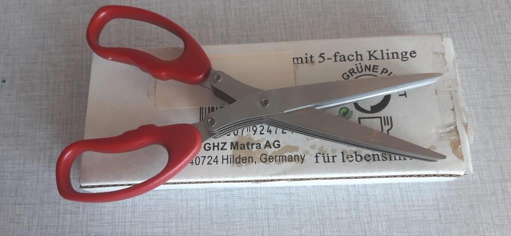 5 lemmet schaar voor vlees kruiden en blaadjes : GHZ Germany, Huis en Inrichting, Ophalen of Verzenden, Zo goed als nieuw