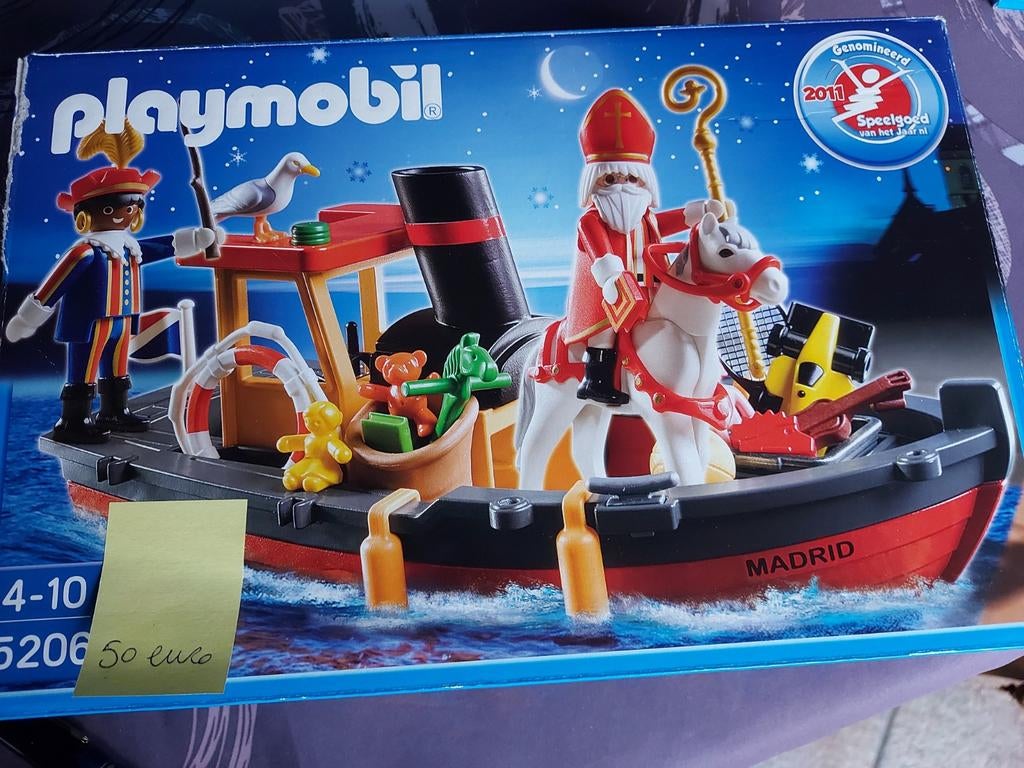 Stoomboot met sint en zwarte Piet 5206, Ophalen
