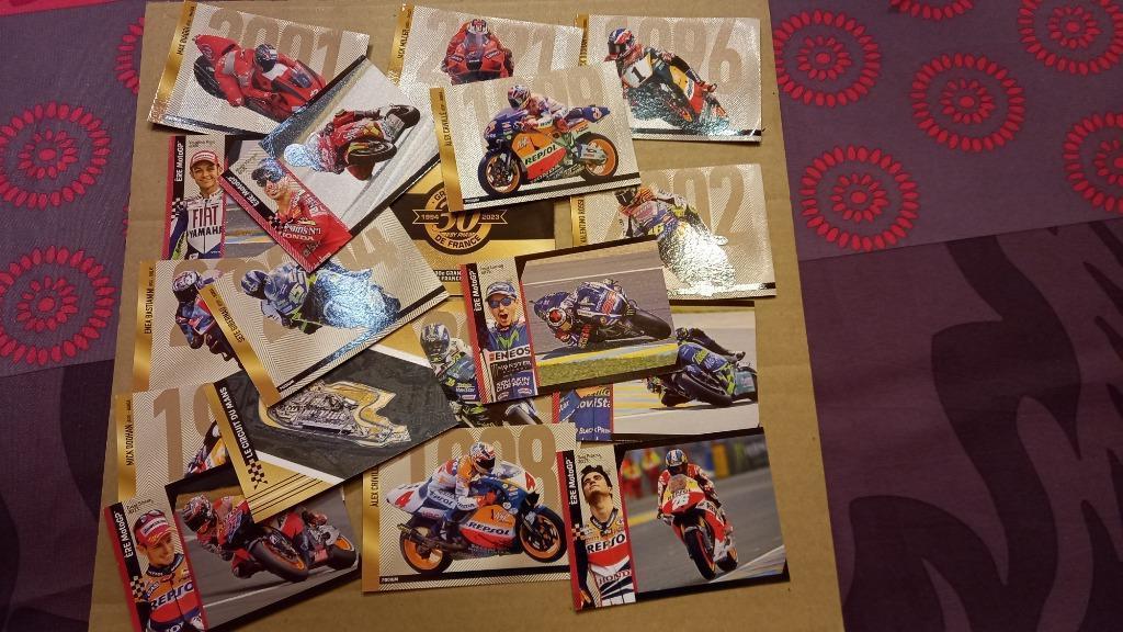 50 x Panini Moto GP 2023 (cartes à collectionner), Collections, Envoi, Utilisé, Cartes de joueur