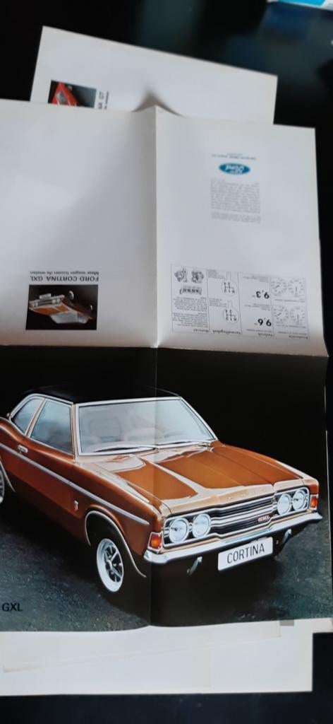 Catalogus Ford Cortina  1971, Ophalen of Verzenden, Ford