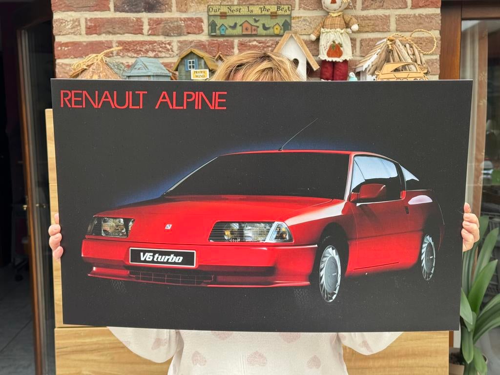 Poster Renault Alpine, Enlèvement ou Envoi, Comme neuf