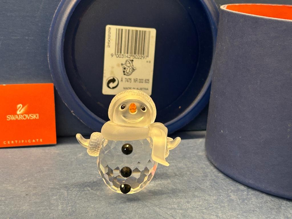 Swarovski Sneeuwman groot, Enlèvement ou Envoi, Neuf, Figurine