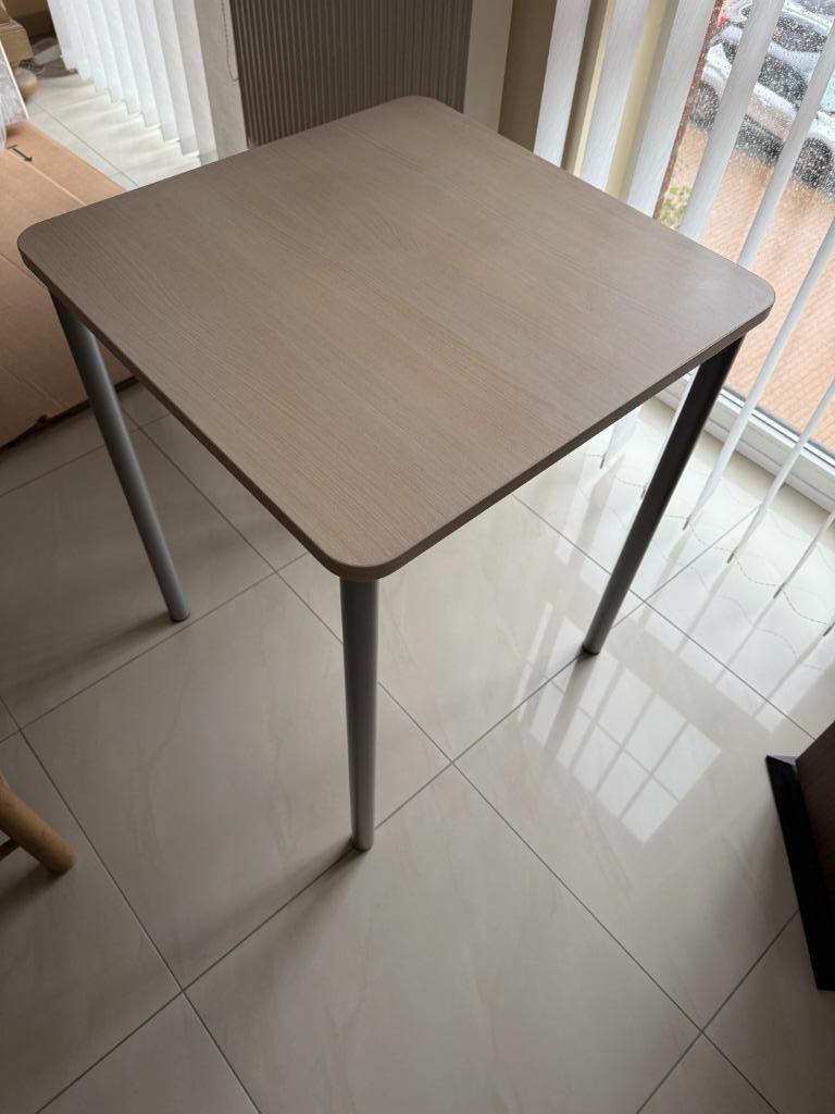 Table - Desserte, Huis en Inrichting, Tafels | Sidetables, Zo goed als nieuw, 50 tot 75 cm, 50 tot 100 cm, Vierkant, Overige houtsoorten