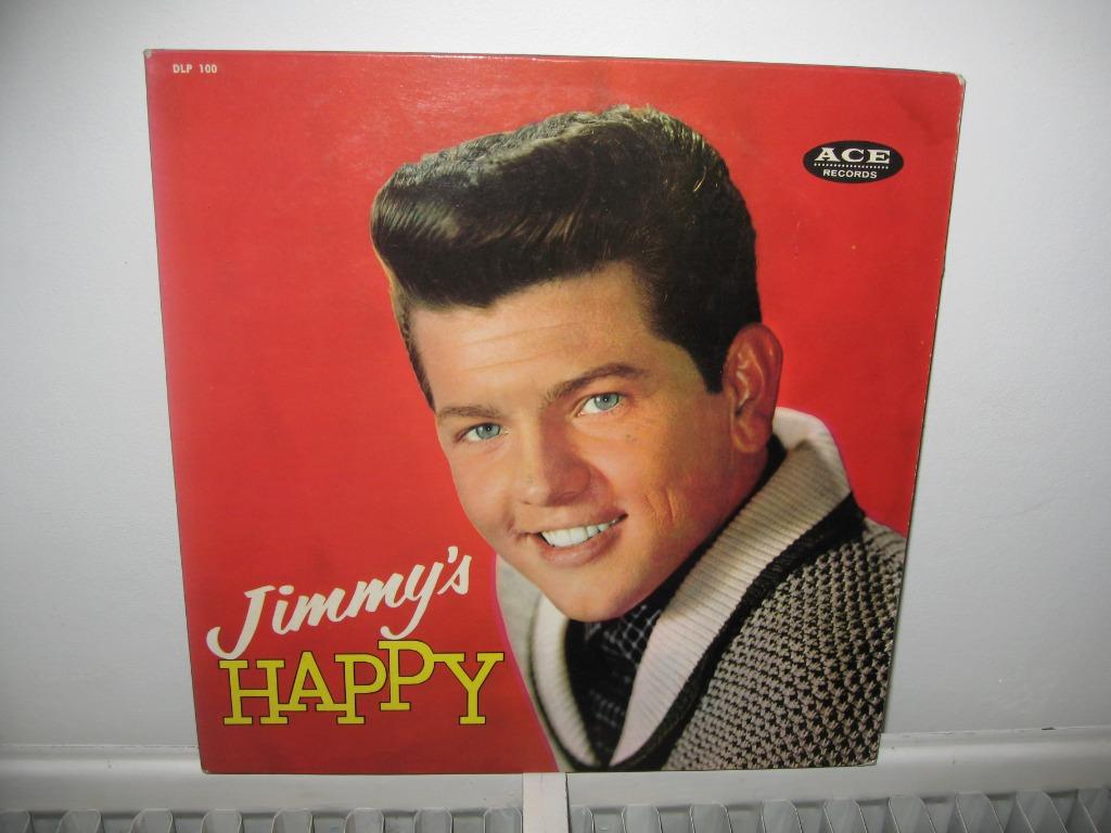 jimmy clanton jimmy happy, jimmy blauw rood en blauw vinyl z, Ophalen of Verzenden, Gebruikt, 12 inch