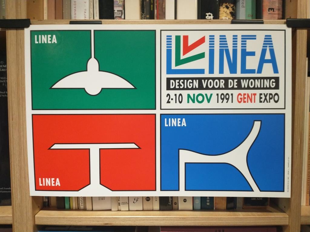 Linea Design voor de woning 1991 affiche, Ophalen of Verzenden, Zo goed als nieuw