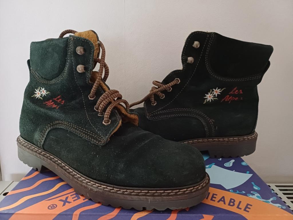 bottes courtes pour femmes couleur vert foncé taille 40, Chaussures de marche, Porté, Vert, Enlèvement