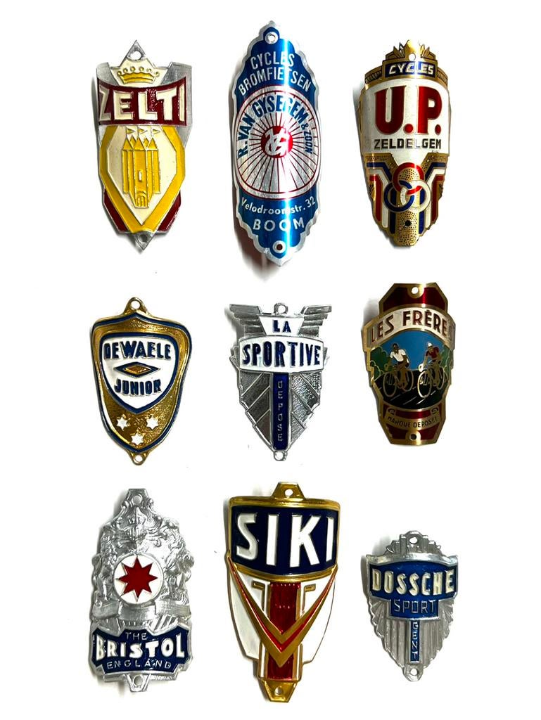 Fiets Kopmerken, balhoofdplaatjes, new old stock, Ophalen of Verzenden