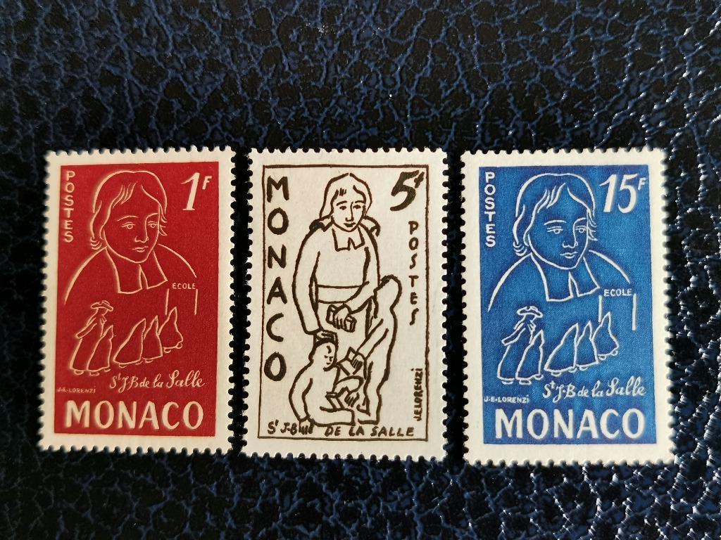 Monaco 1954 - Jean Baptiste de la Salle **, Ophalen of Verzenden, Monaco, Postfris