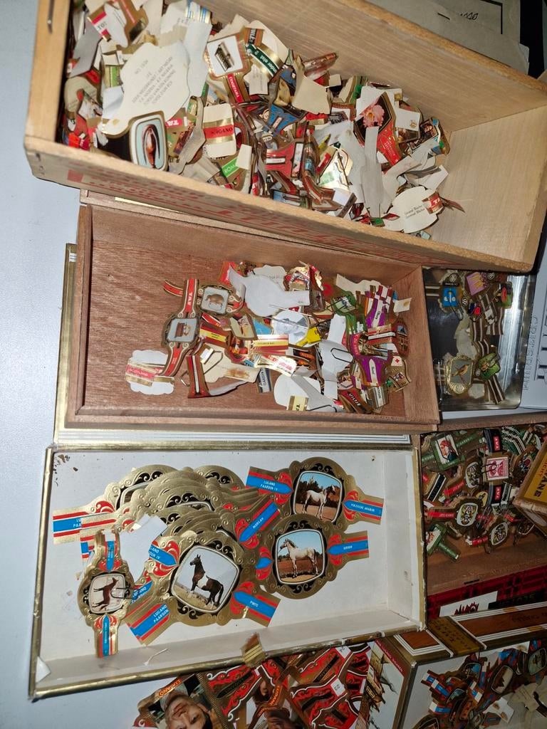 Gros lot de bagues cigares, Ophalen