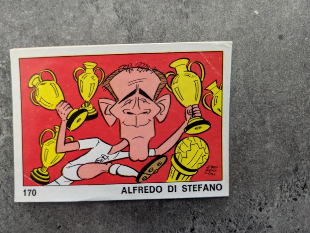 AUTOCOLLANT PANINI OK VIP DE STEFANO N 170 REAL MADRID, Envoi, Autocollant