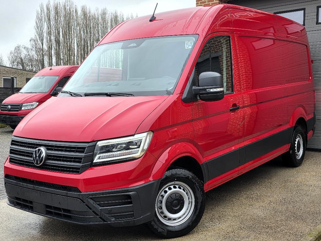 VW Crafter - NIEUW 0KM 2026 - 177PK Automaat - Massage Ergo, Autos, Camionnettes & Utilitaires, Rouge, Achat, Euro 6, Entreprise