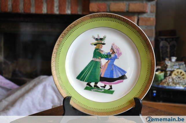 assiette floklorique pologne, Antiquités & Art, Enlèvement ou Envoi