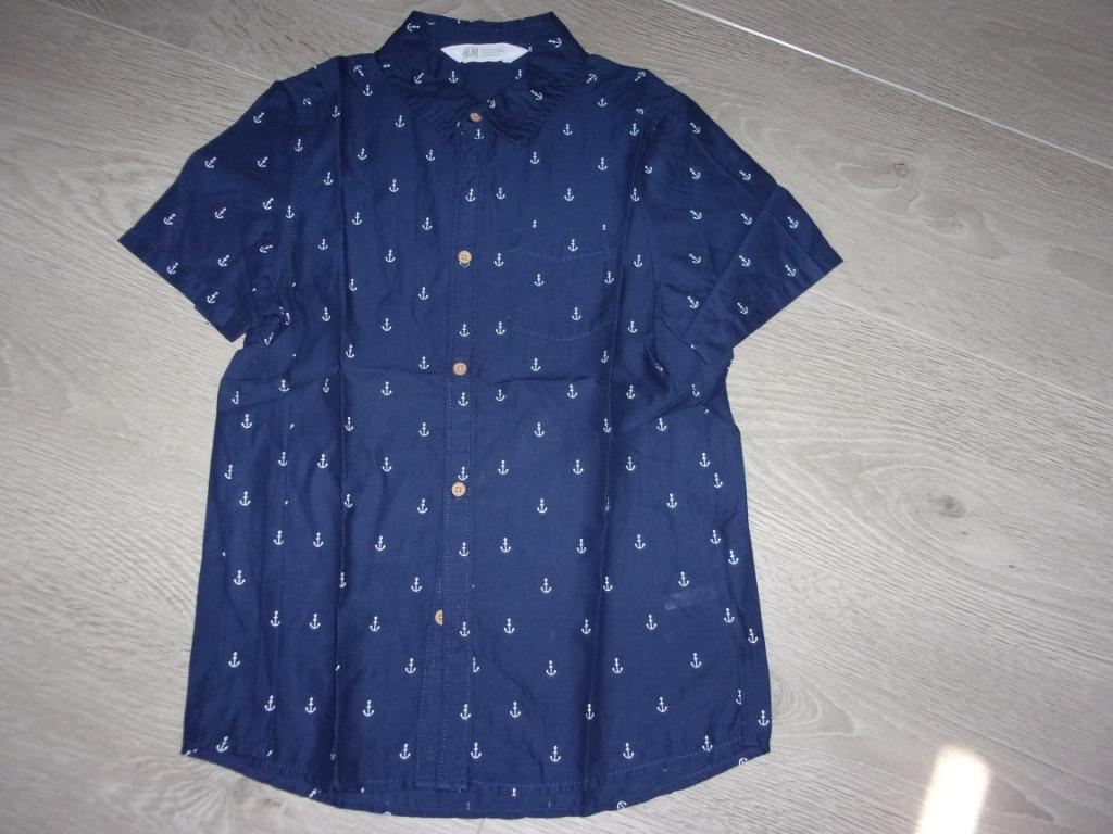 Heel mooi jongenshemd. Maat 140. (NIEUWSTAAT), Kinderen en Baby's, Kinderkleding | Maat 140, H&M, Overhemd of Blouse, Nieuw, Ophalen of Verzenden