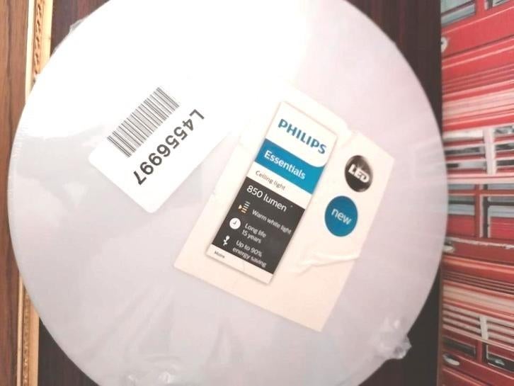 Beschikbaar! Prachtige nieuwe lamp Philips 850 lumen led pla, Ophalen, Nieuw, Kunststof, Design moderne blanc