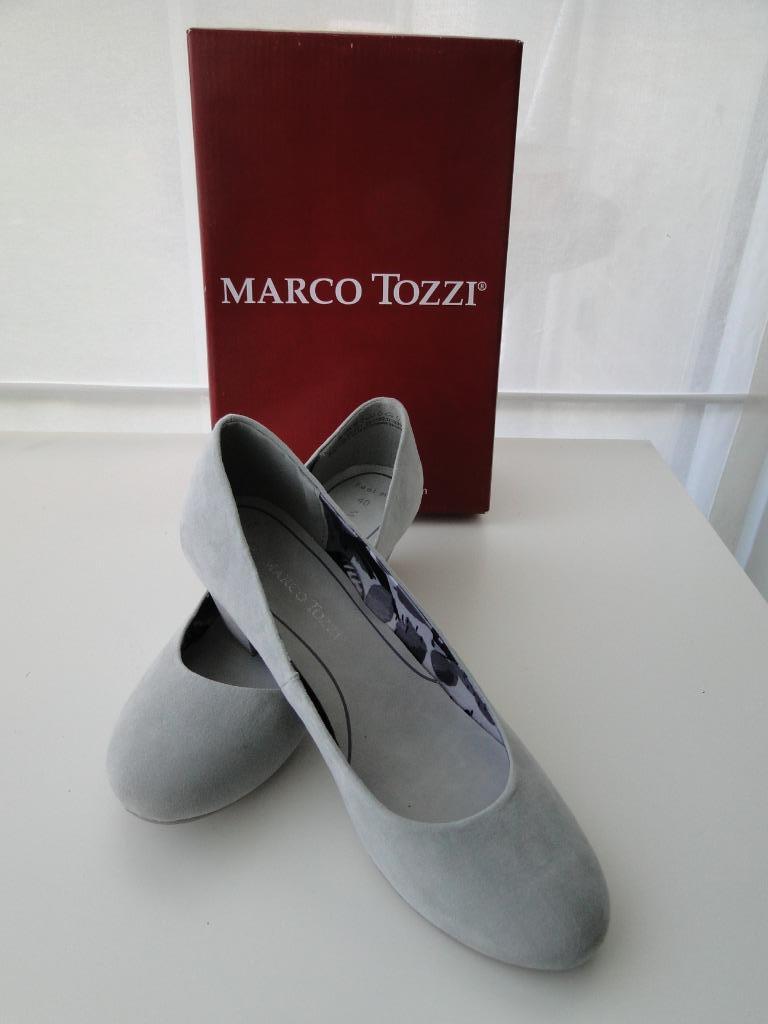 Escarpins Marco Tozzi gris clair - pointure 40, Neuf, Gris, Enlèvement ou Envoi, Marco Tozzi