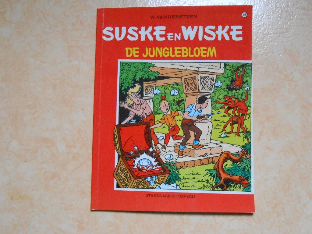 Suske en wiske 97 De junglebloem 1969 1 ste druk., Boeken, Stripverhalen, Willy Vandersteen, Eén stripboek, Nieuw, Ophalen of Verzenden