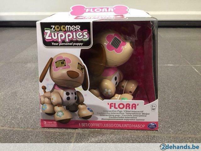 Spinmaster Zoomer Zuppies Flora, Envoi, Neuf