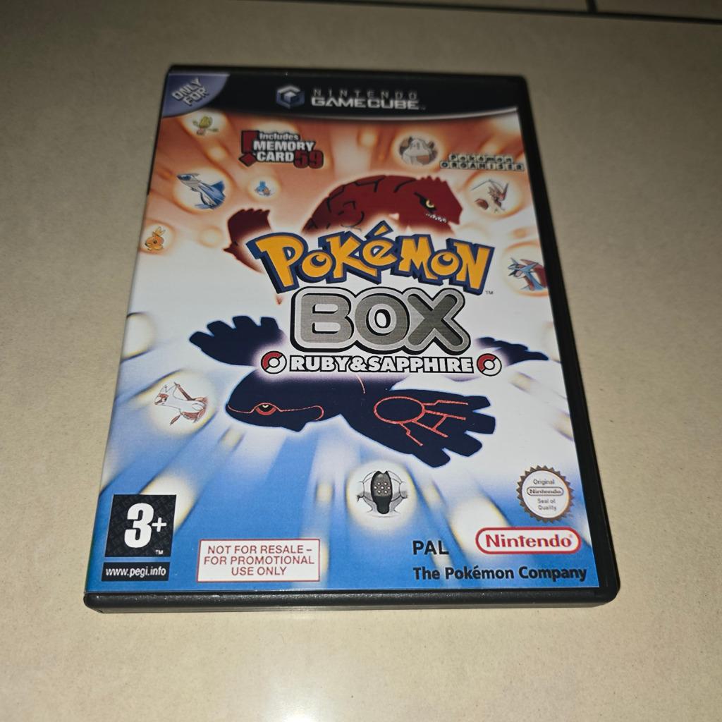 Pokemon Box: Ruby & Sapphire GameCube GC Game Case, Games en Spelcomputers, Games | Nintendo GameCube, Verzenden, Zo goed als nieuw