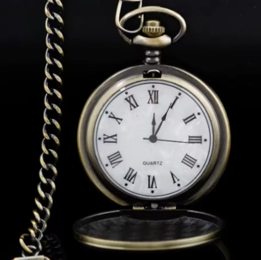 Montre Mécanique de Poche Gousset Argenté Doré - Zakhorloge, Bijoux, Sacs & Beauté, Montres | Hommes, Neuf, Acier, Montre de poche