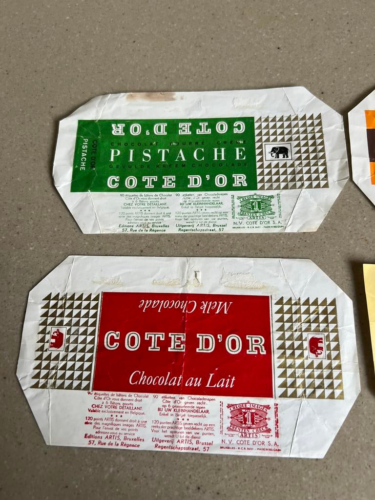 Chocolat Côte d'Or Victoria Meurisse points Artis Historia, Photo, Utilisé, Autres sujets/thèmes, 1960 à 1980