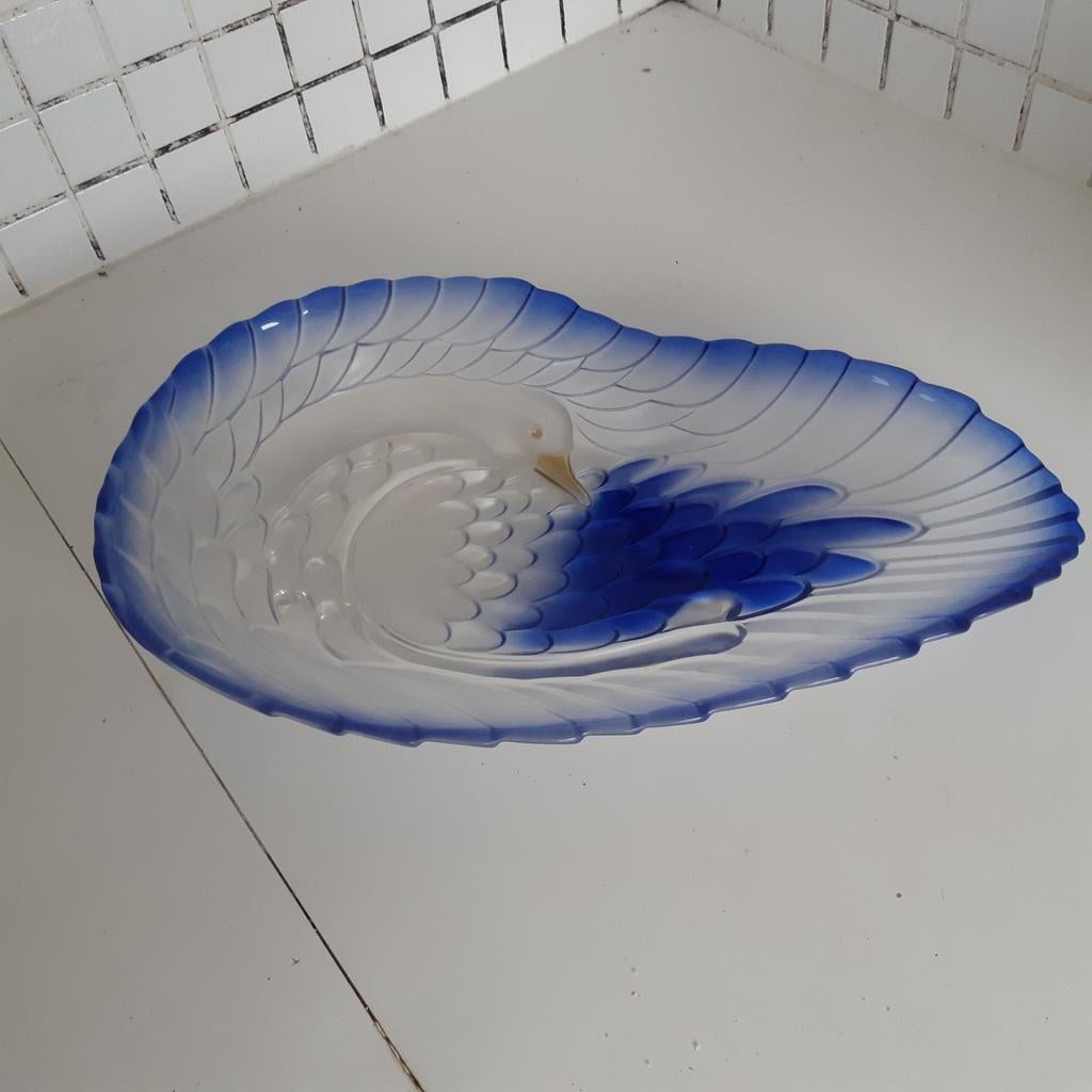 Decoratieve schaal in zwaanvorm, Antiek en Kunst, Ophalen of Verzenden