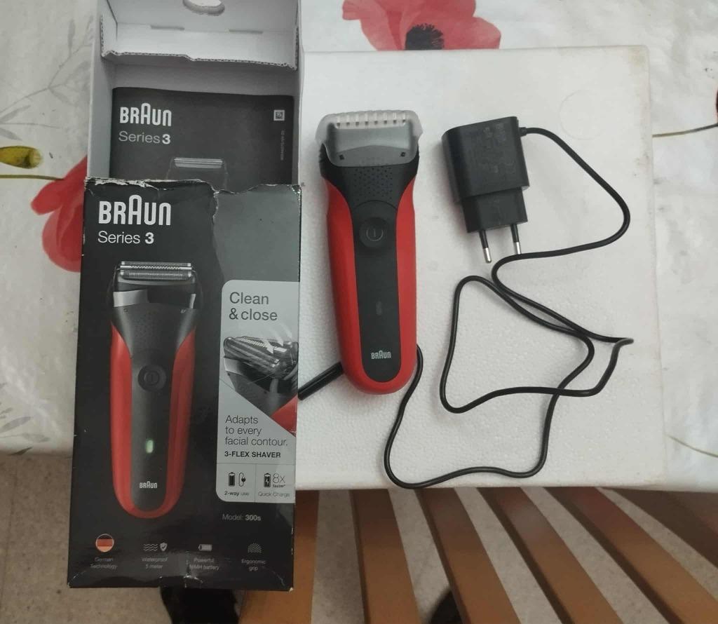 rasoir braun serie 3 300s flexshaver impermeable, Electroménager, Enlèvement ou Envoi, Comme neuf, Rasage ou Épilation
