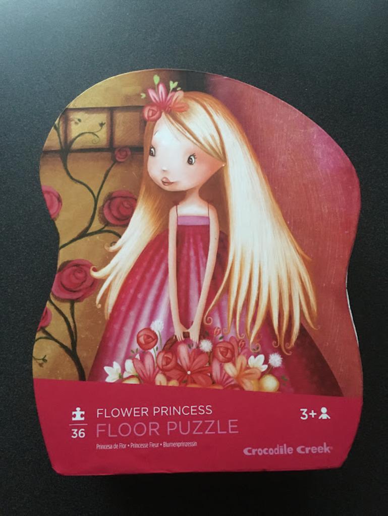 Vloerpuzzel Flower Princess Crocodile Creek NIEUW, Enlèvement ou Envoi, Neuf