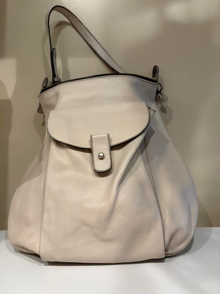 DELVAUX Flou schouder-en crossover tas, Enlèvement ou Envoi, Comme neuf, Blanc