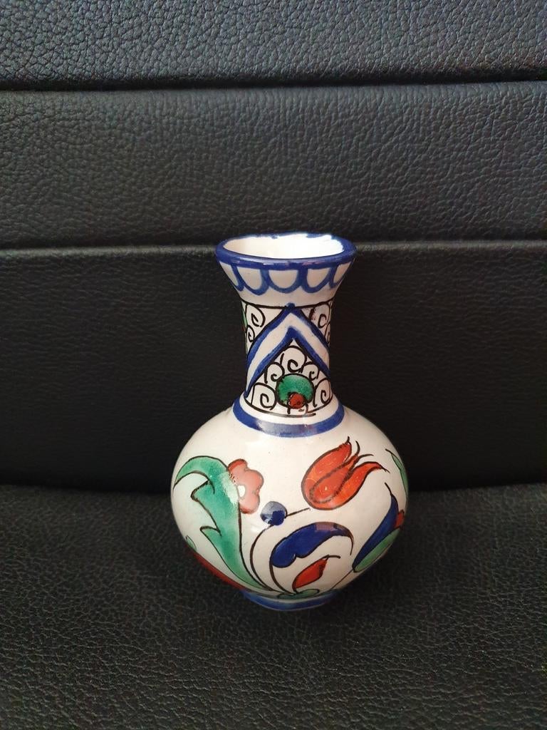 Petit vase Henri Delcourt Boulogne sur Mer ancre de marine, Antiquités & Art, Enlèvement ou Envoi