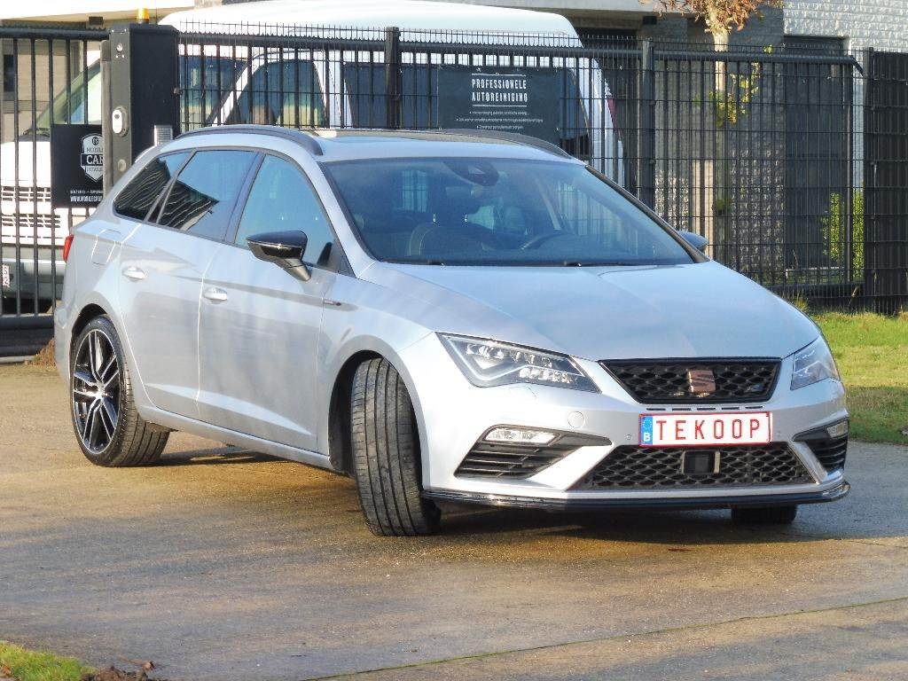 Seat Leon ST Cupra, 2.0TSI, 4Drive, 2018, Automaat, Pano,..., Auto's, Automaat, Zwart, 4 cilinders, Leon