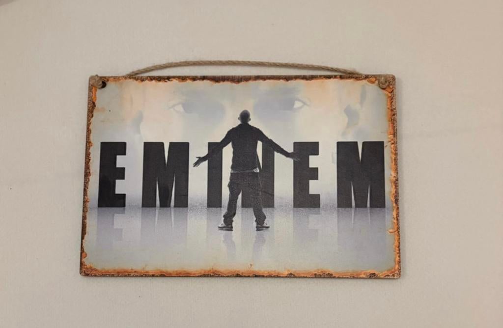 Wanddecoratie Eminem, Ophalen of Verzenden, Zo goed als nieuw