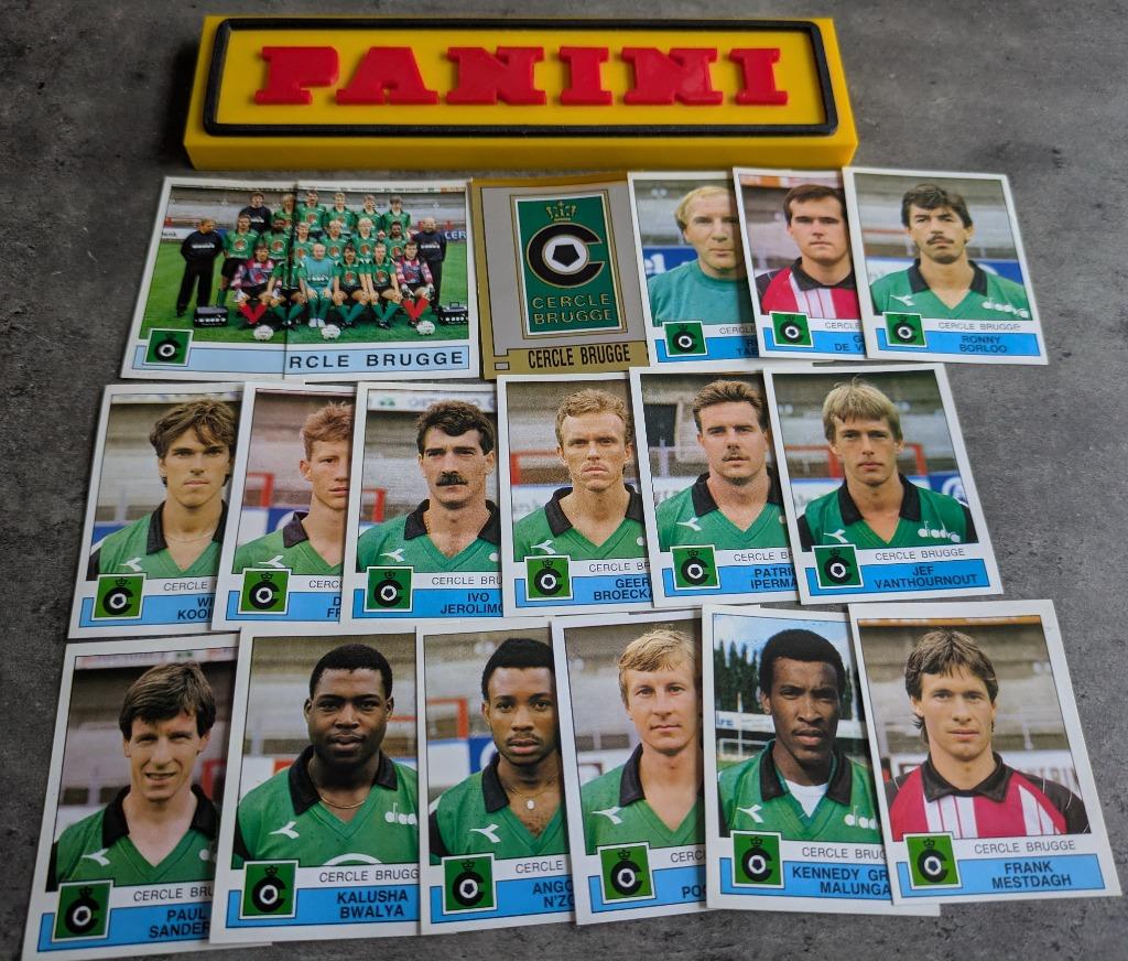PANINI FOOTBALL 88 CERCLE BRUGGE  18 STICKERS 1988 VOETBAL, Verzenden, Nieuw