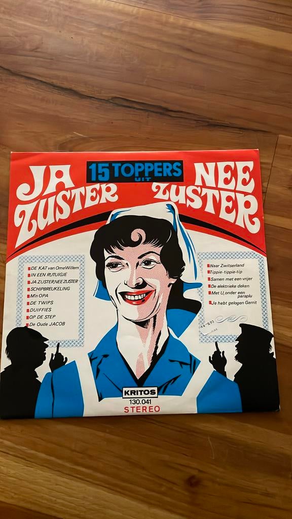 LP - ja zuster/nee zuster 15 toppers, Ophalen of Verzenden, Zo goed als nieuw