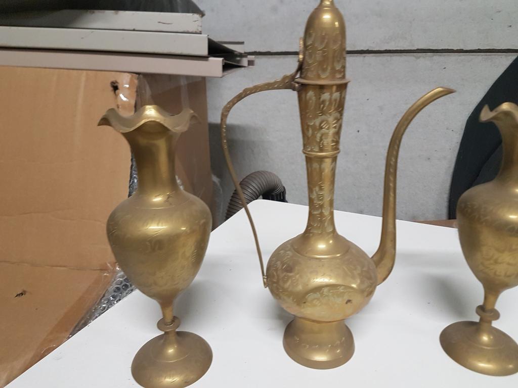 Koperen set, Antiek en Kunst, Ophalen