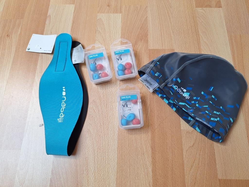 Badmuts, zwemband voor oren en oordoppen ( Alles Nieuw), Kinderen en Baby's, Kinderkleding | Kinder-zwemkleding, Ophalen, Jongen of Meisje
