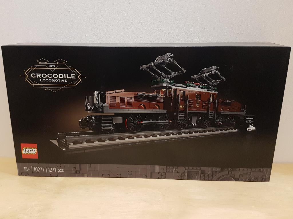 (GESEALD) Lego 10277 Crocodile Locomotive, Ophalen of Verzenden, Nieuw, Complete set, Lego