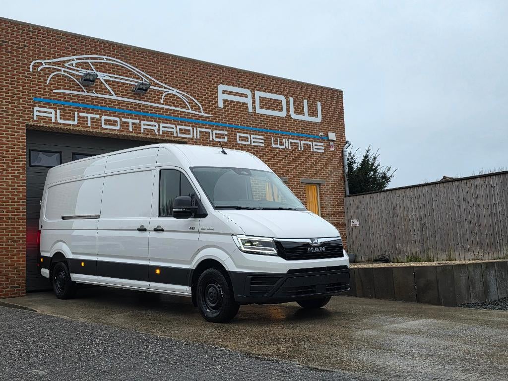 MAN TGE 4x4 - NIEUW 0KM 2026 - 177 PK DSG Automaat - L4H3, Auto's, Bestelwagens en Lichte vracht, Automaat, Euro 6, MAN, Wit