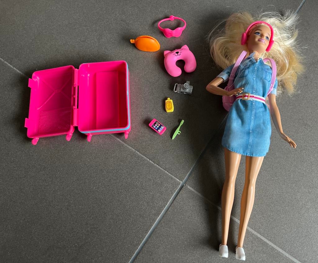 Barbie gaat op reis, Kinderen en Baby's, Ophalen, Zo goed als nieuw, Barbie