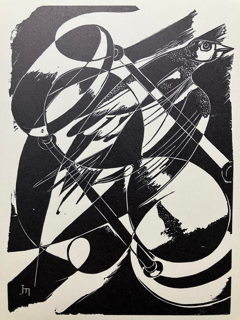 Houtsnede Joris Minne (1897-1988), Ophalen
