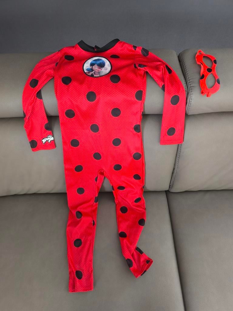 Verkleedpak Miraculous maat 7-8 jaar, Kinderen en Baby's, Ophalen of Verzenden, Zo goed als nieuw