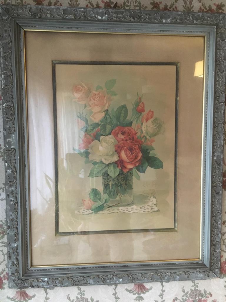 Aquarelle de Paul de Longpré - vase fleuri, Antiquités & Art, Art | Peinture | Classique, Enlèvement ou Envoi