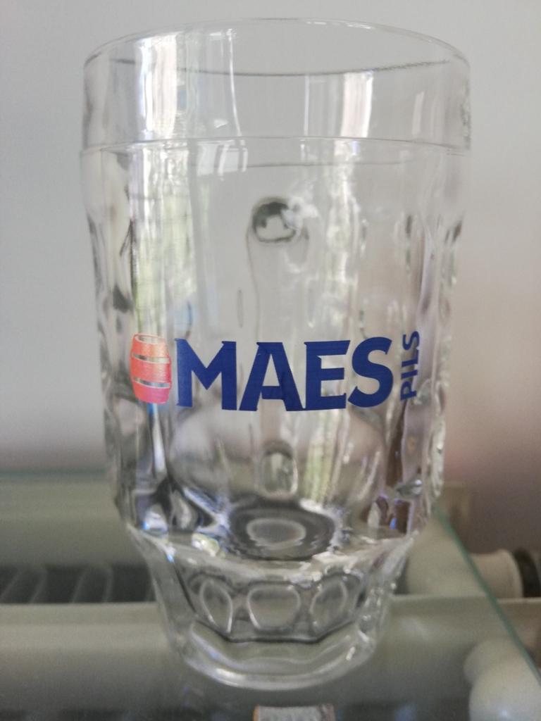 Bierpul Maes pils 0,50L glas, Ophalen, Zo goed als nieuw