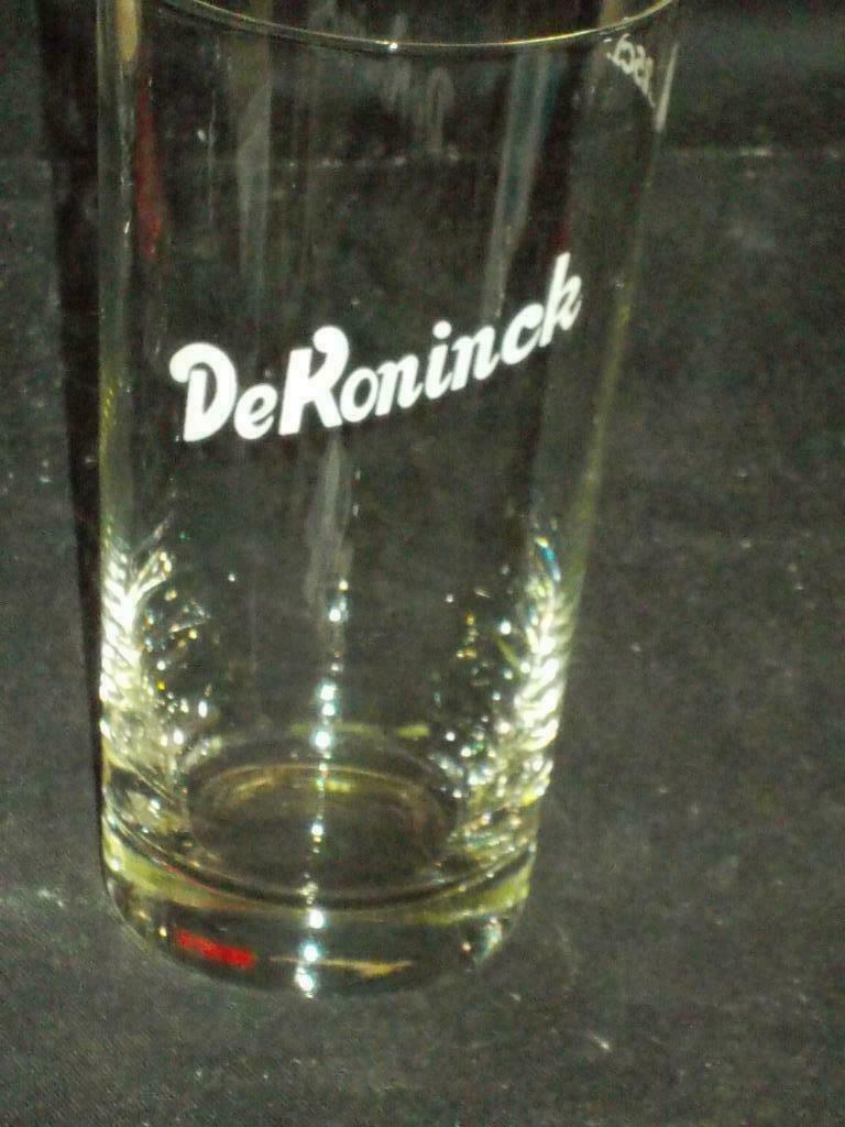 Bierglas. De Koninck.25 Cl. Antwerpen. D 128, Ophalen of Verzenden, Zo goed als nieuw, Glas of Glazen, De Koninck